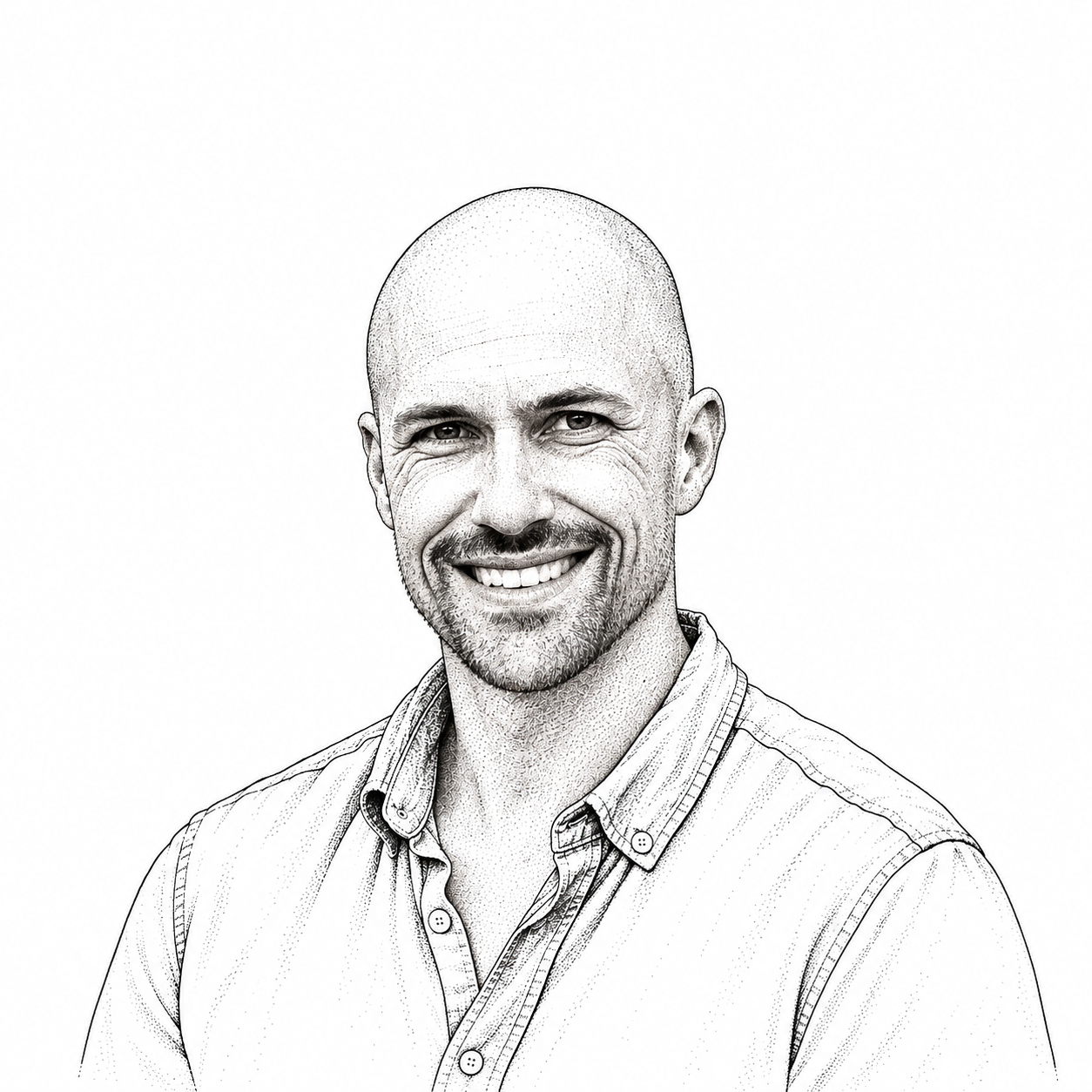 Illustrated portrait of Rome Thorndike
